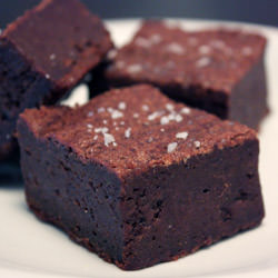 Salted Fudge Brownies