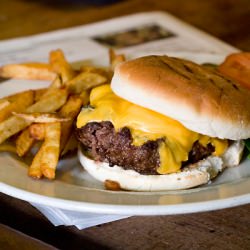 Cheeseburger from Molly’s Pub