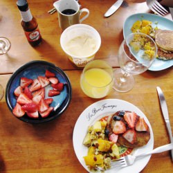 Bread Flour Pancakes and Potatoes