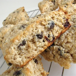 Cinnamon-Raisin Oatmeal Scones