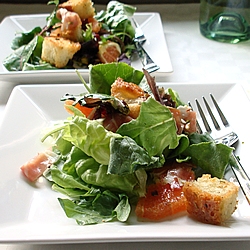 Salad with Homemade Croutons