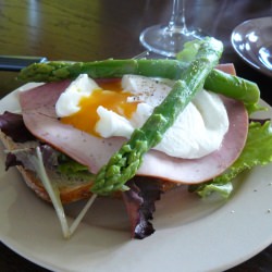 Toast w/ Poached Egg and Asparagus