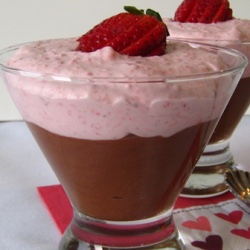 Chocolate and Strawberry Mousse