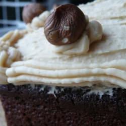 Chocolate Cake with Coffee Icing