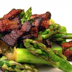 Warm and Smokey Asparagus Salad