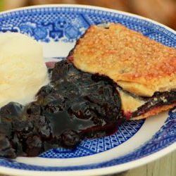 Spiced Blueberry Rustic Tart