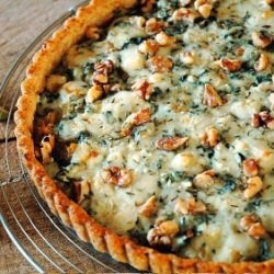 Sweet Onion and Roquefort Tart