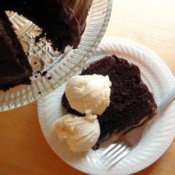 Double Chocolate Layer Cake