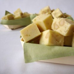 Lime Fudge with Macadamia Nuts