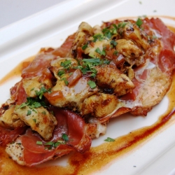 Chicken Piccata with Prosciutto