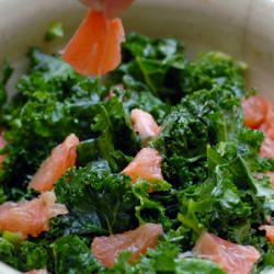 Kale Salad with Grapefruit