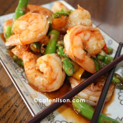 Prawns and Asparagus Stir Fry