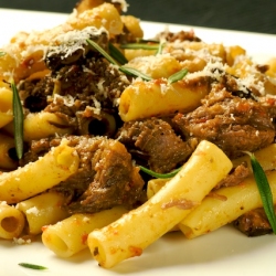 Beef Short Ribs Marsala Pasta