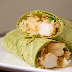 Thai Prawn Wrap