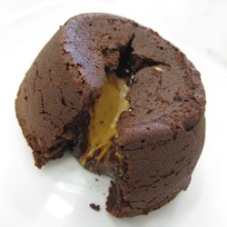 Chocolate Peanut Butter Molten Cake