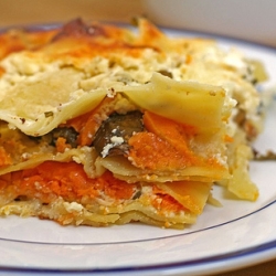 Sweet Potato and Mushroom Lasagna