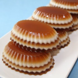 Coffee and Coconut Milk Jelly