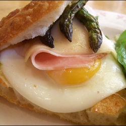 Egg, Ham and Cheese Sandwich