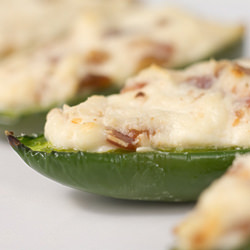 Cheese and Bacon Stuffed Jalapenos