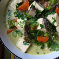 Green Coconut Curry