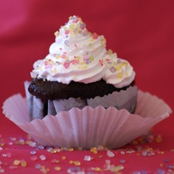 Chocolate Peanut Truffle Cupcake