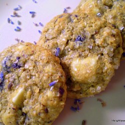 Lavender White Chocolate Cookies