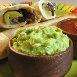 Baked Black Bean Flautas