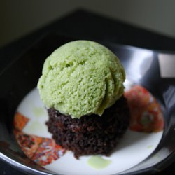 Homemade Green Tea Ice Cream