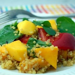 Quinoa, Watercress and Mango Salad