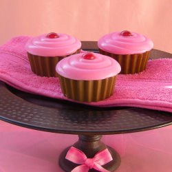 Chocolate and Mulberry Soap Cupcake