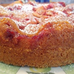 Cake with Cardamom and Plums