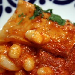 Beans with Sobrasada and Cheese