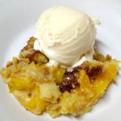 Ooey-Gooey Peach Cobbler