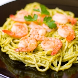 Pasta and Shrimp