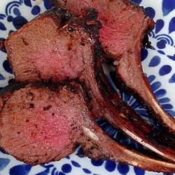 Grilled Rack of Greek Lamb Chops