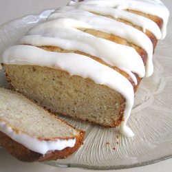 Banana Cake with Cream Cheese Glaze