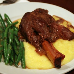 Port-braised Lamb Shank