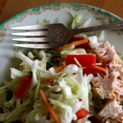 Sweet and Spicy Cabbage Salad