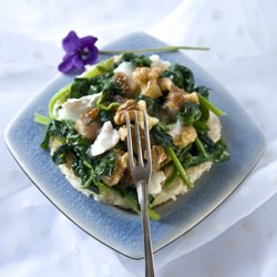 Cheese, Figs, Walnuts and Spinach