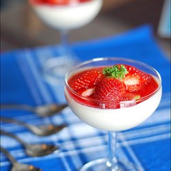 Strawberry Panna Cotta