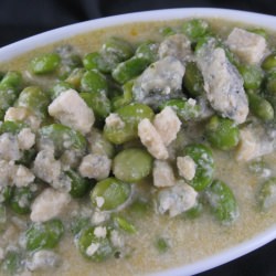 Edamame in Creamy Blue Cheese