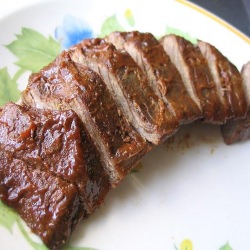 Barbecue Sauce Glazed Steak Tip