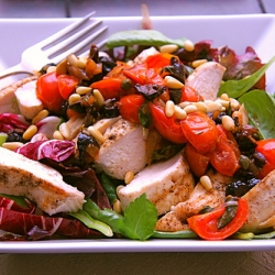 Mediterranean Grilled Chicken Salad