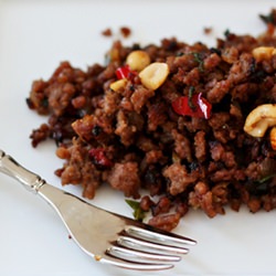 Thai Sticky Pork with Peanuts