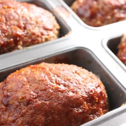 Petite Turkey Meatloaves