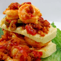 Saucy Polenta Stack