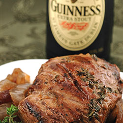 Guinness-Thyme Marinated Lamb