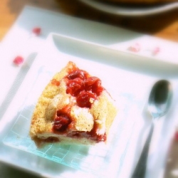 Cherry Egg Whites Cake