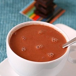 Almond Milk Hot Chocolate + Chili