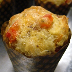 Savoury Crispy Bacon & Cheese Muffin